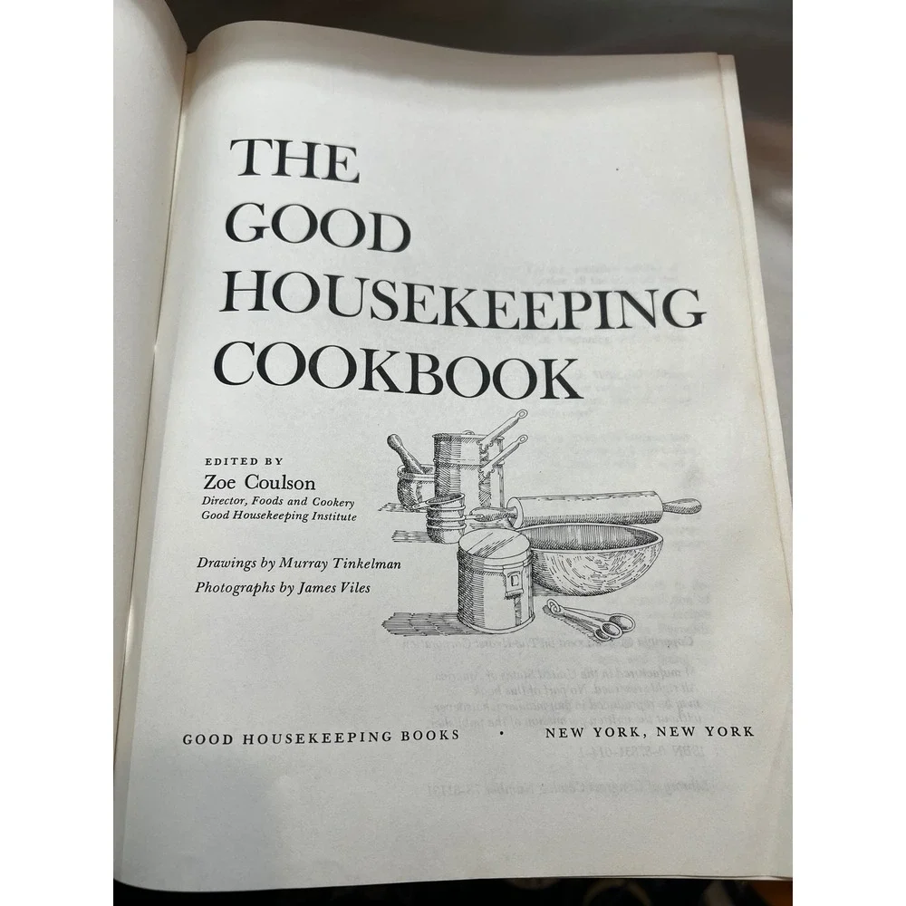 The Good Housekeeping Cookbook 1973 Vintage Hardcover Zoe Coulson ISBN0878510141